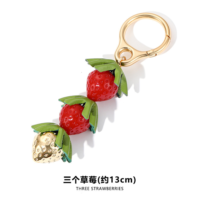 designer keychain new sp181 suitable for straw bags highend fresh versatile highquality Imitation resin pendant luxury keychain wallet