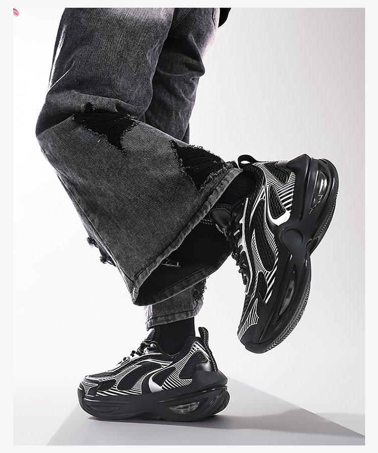 NHOT shoes Men's Shoes 2025 Autumn New Mesh Sports Casual Shoes Lightweight Thick Sole Versatile Retro Dad Shoes Suitable For Sports And Leisure