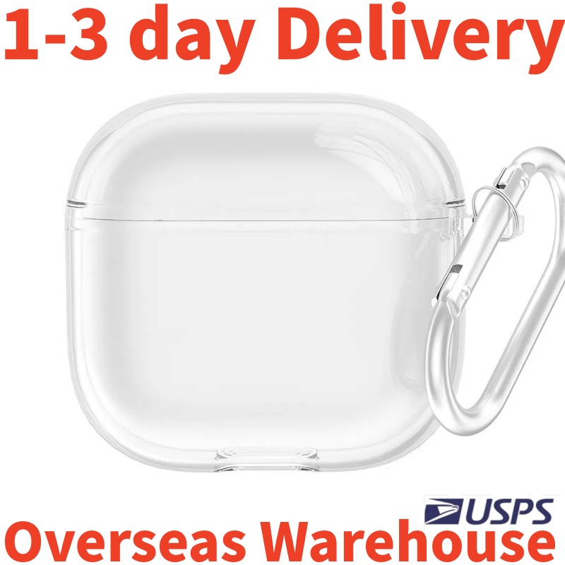 USA Stock case for AirPods pro 2 earphone 3rd 5 4 6 earphones 3 Solid Silicone Cute Protective Headphone Cover Wireless Charging 3nd 2nd anc