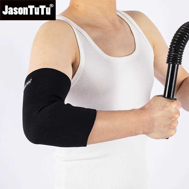 JASONTUTU 1PC Elbow Support Elastic Gym Sport Elbow Protective Pad Absorb Sweat Sport Basketball Tennis Arm Sleeve Elbow Brace J250917