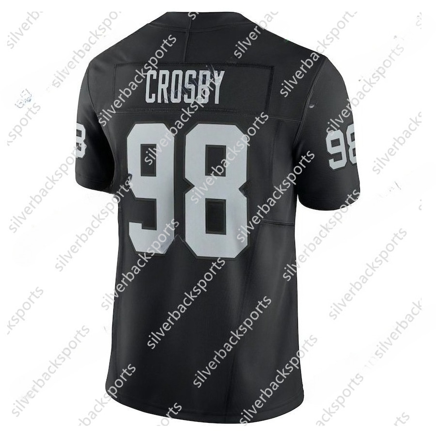 98 Crosby Football Jerseys Embroidery Custom Garoppolo Hoyer Abdullah Bolden Brown Jacobs McCormick Walter White Johnson Adams Carter Cole Sr. Meyers 