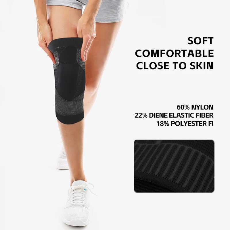 SKDK 1PC Compression Knee Brace Sports Knee Pads AntiSlip Strap Nylon Breathable Basketball Running Tennis Knee Brace Support J250917
