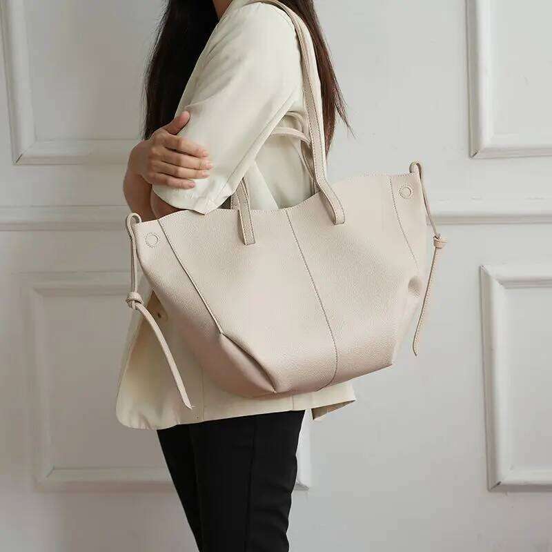 Designer bag 52 Fashion Brand Retro Tote for Women French Niche Design Handbag PU Leather Composite Large Capacity Underarm Shoulder Bag