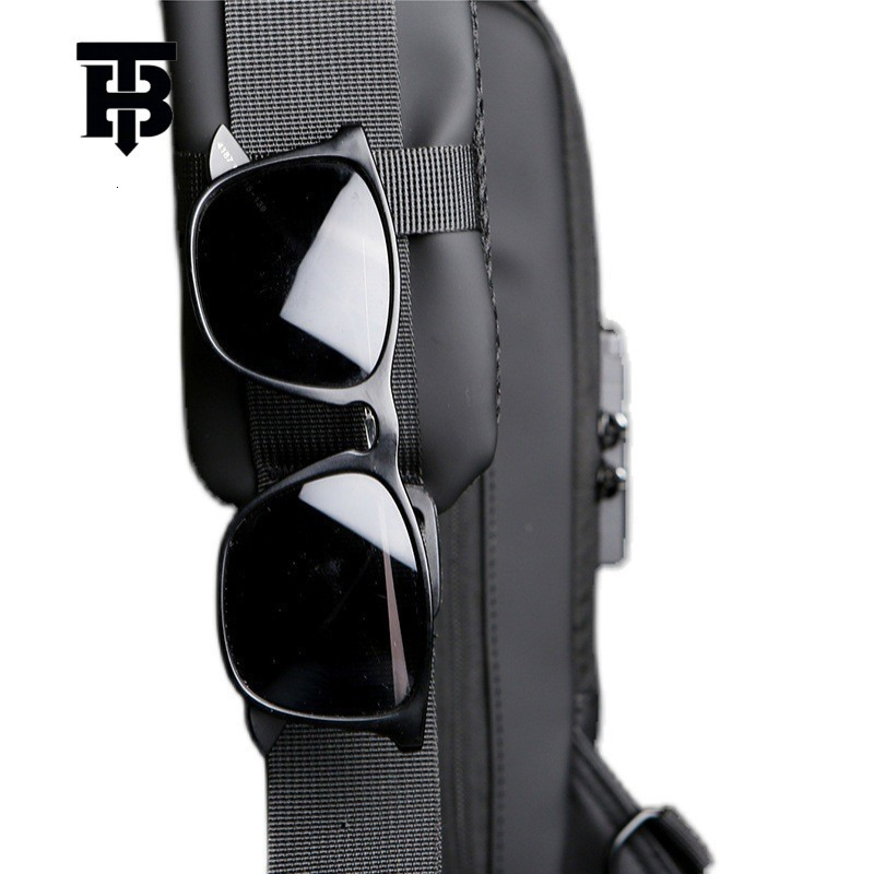 Designer Bag Men's Motorcycle Bag Luxury Bag Password Anti-theft Chest Bag Men's Shoulder Bag Sports Waist Bag Casual Multifunctional Crossb