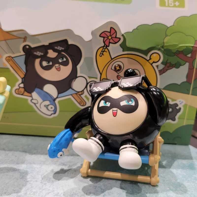 Eggy Party Blind Box LetS Go Picnic Series Black Pink Yellow Handmade Doll Figures Toy Game Periphery Trendy Toy Ornament Gift C250917