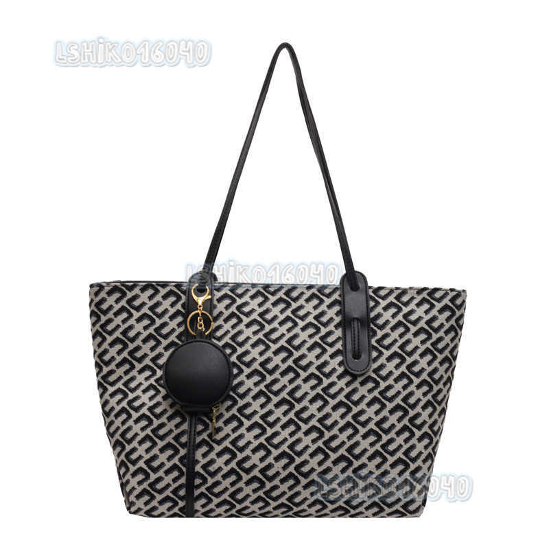 2024 New Large Capacity Letter Print Luxury Handbag Commuter Shoulder Tote Bag H250916