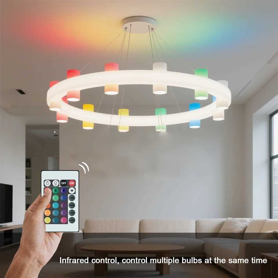 LED Bulb 85265V E12E14 RGBW LED Light Infrared Remote Control Color Changing RGB White Atmosphere Light Spotlight LED Bulb C250917