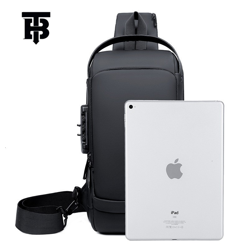 Designer Bag Men's Motorcycle Bag Luxury Bag Password Anti-theft Chest Bag Men's Shoulder Bag Sports Waist Bag Casual Multifunctional Crossb