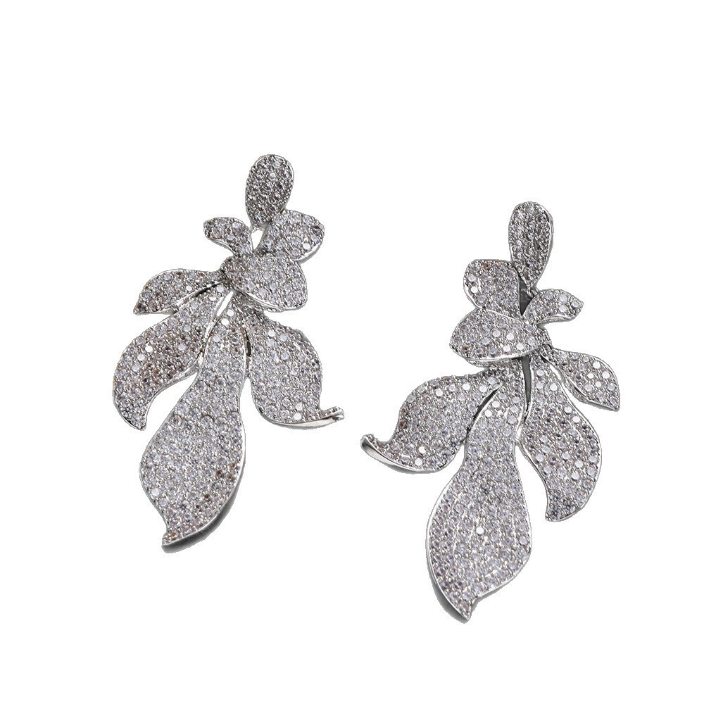Naija Engagement Earrings Womens Wedding Party Dubai Bridal Jewelry Boucle doreille Womens Gifts 241112ww