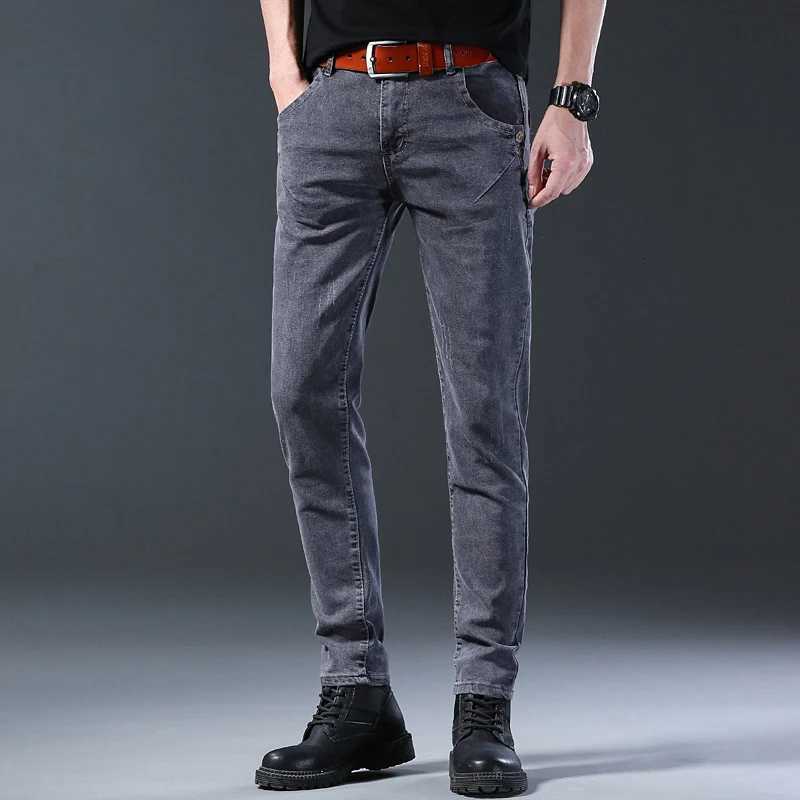 2024 New Men Spring and Autumn Korean Version Comfort Men Stretch Youth Slim Fashion Skinny Jeans Pants Designer ClothesZ250917