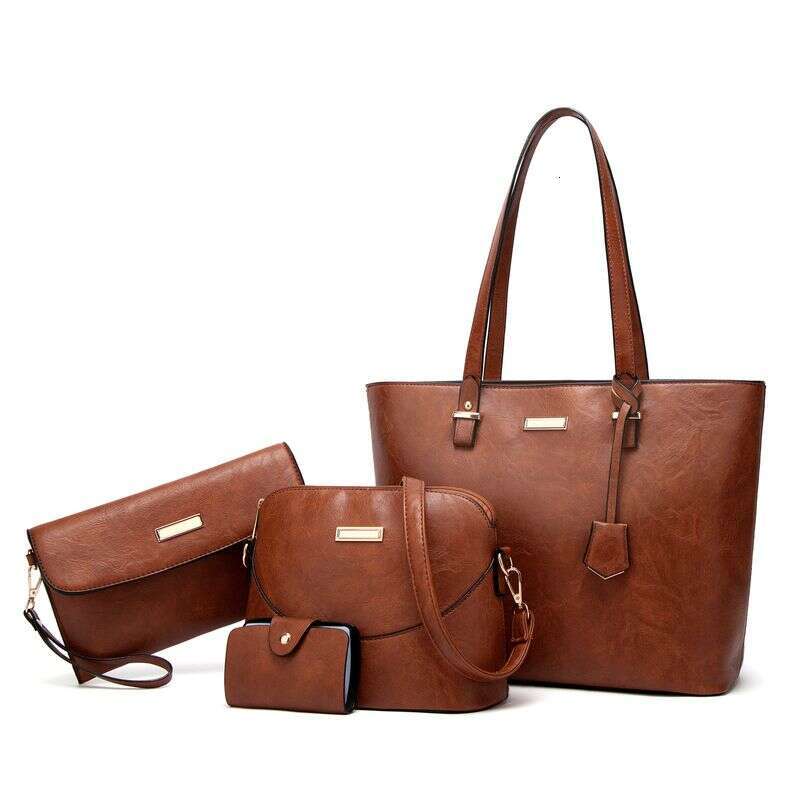Best Selling Designer Bag Bag New Style Mother And Child Four Set Shoulder Cssbody Ladies Handbag One Piece Large Capacity Tote Bag