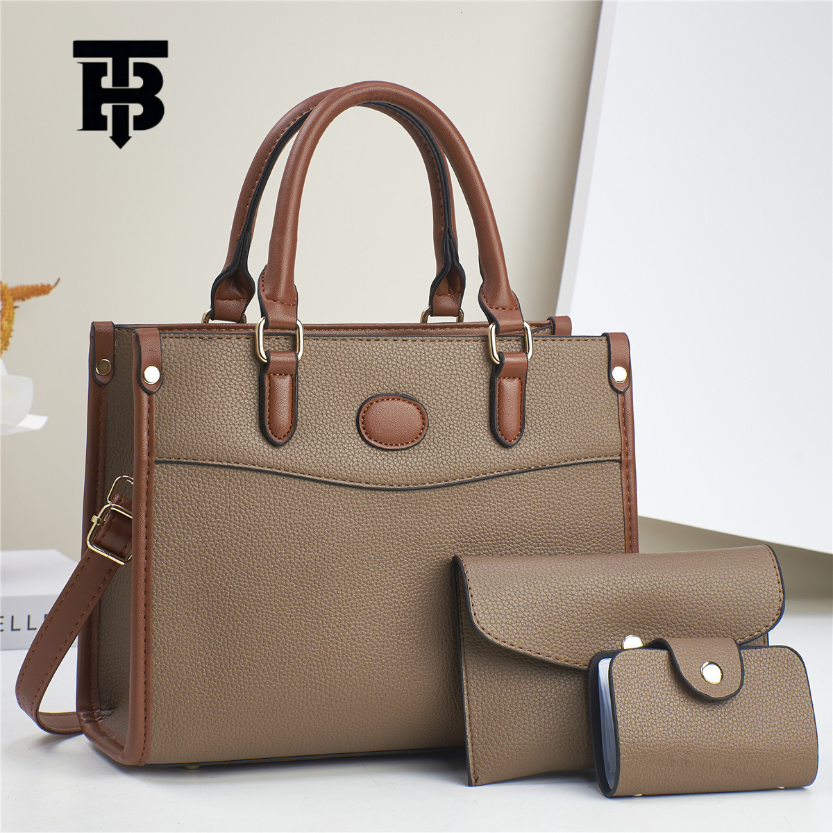 Designer Bag Mother And Child Luxury Bag Bag Three-piece Set Bag Taizhou Women's Bag Fashion Shoulder Bag Versatile Handbag Travel High-end Bag B