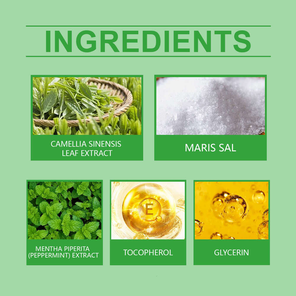 EELHOE Matcha Sea Salt Body Cleansing Nourishing Moisturizing Skin Hydration Exfoliating Scrub