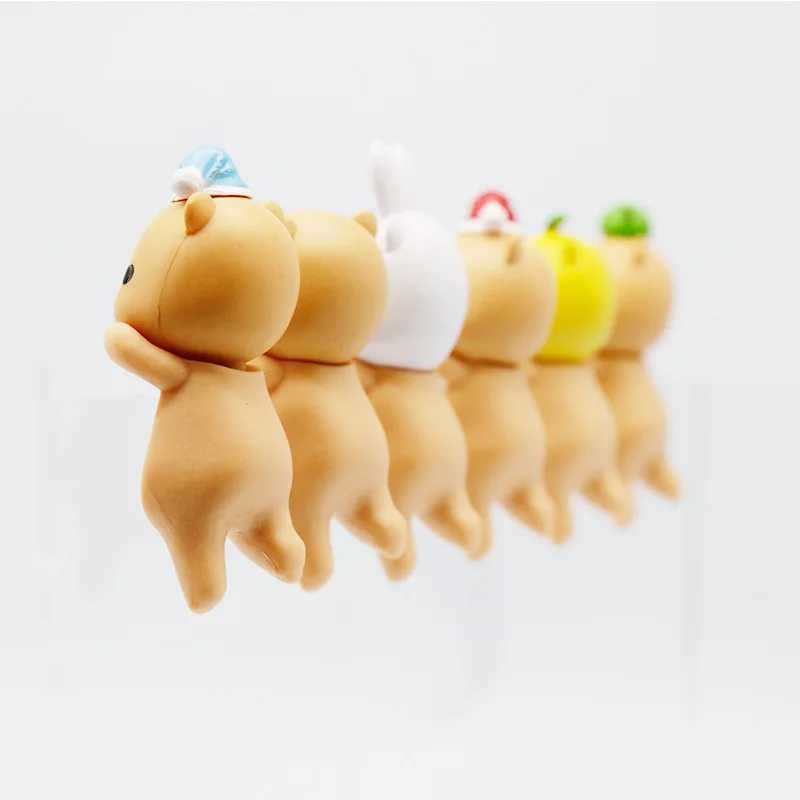 Cartoon Blind Box Capybara Series Hippers Harvest Kawaii Hippie Doll Trendy Car Mobile Phone Ornaments Dumplings Kids Toy Gift C250917