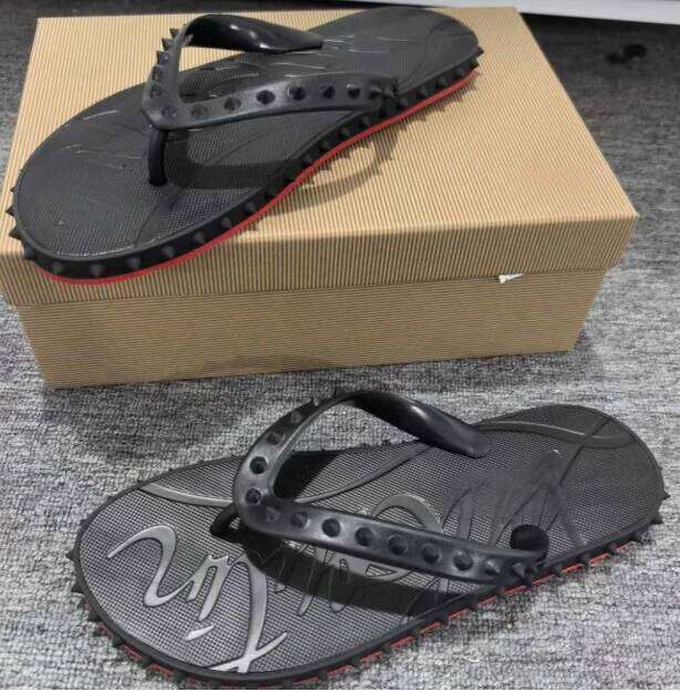 2025 Fashion CL Flip-flops Men Women Go Out for Leisure and Light Red Classic High-quality Slippers