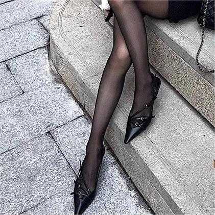 Spring Summer 2025 New Fashion Women's Single Shoes Retro Pointed Toe High Heels For Women T250917