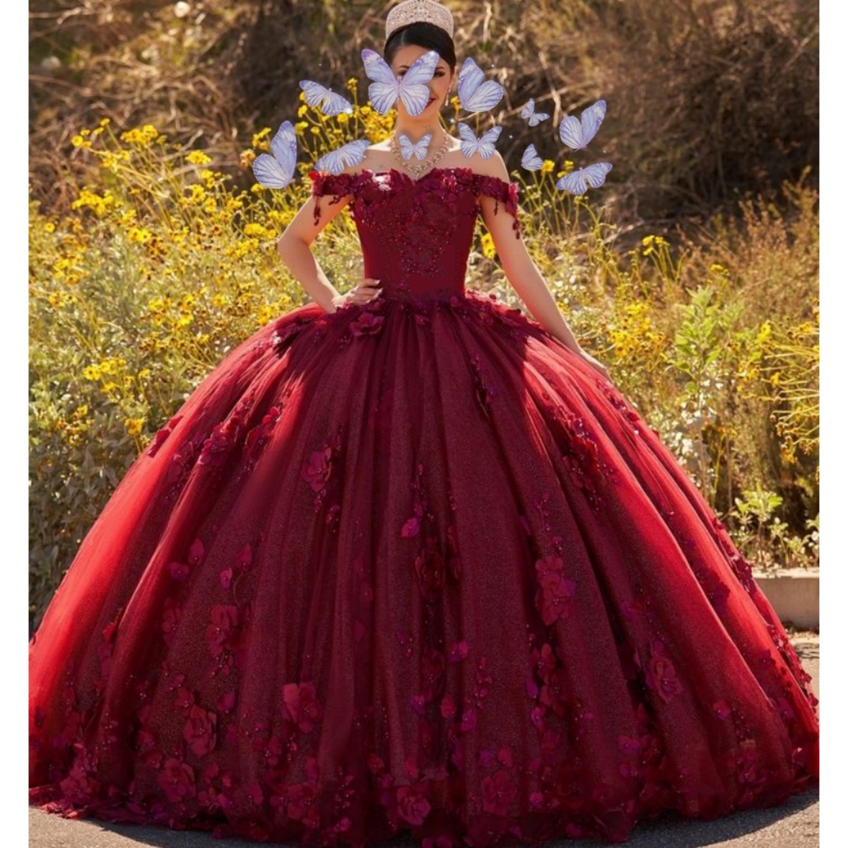 Sparkly Beaded Sequined Burgundy Ball Gown Quinceanera Dresses Sweetheart Neck Lace Appliqued Prom Gowns Sweep Train Sweet 15 Dress
