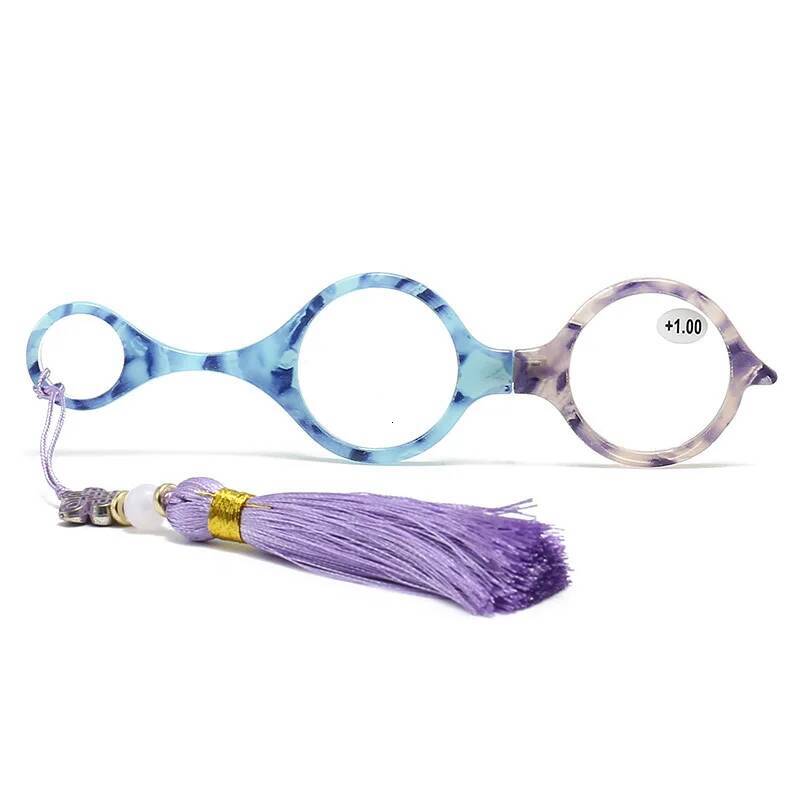 2024 New Color Reading Women Men Necklace Readers Lightweight Portable Anti-loss Magnifying Glasses +1.0 +2.0 +3.0 +4.0 ddmythur