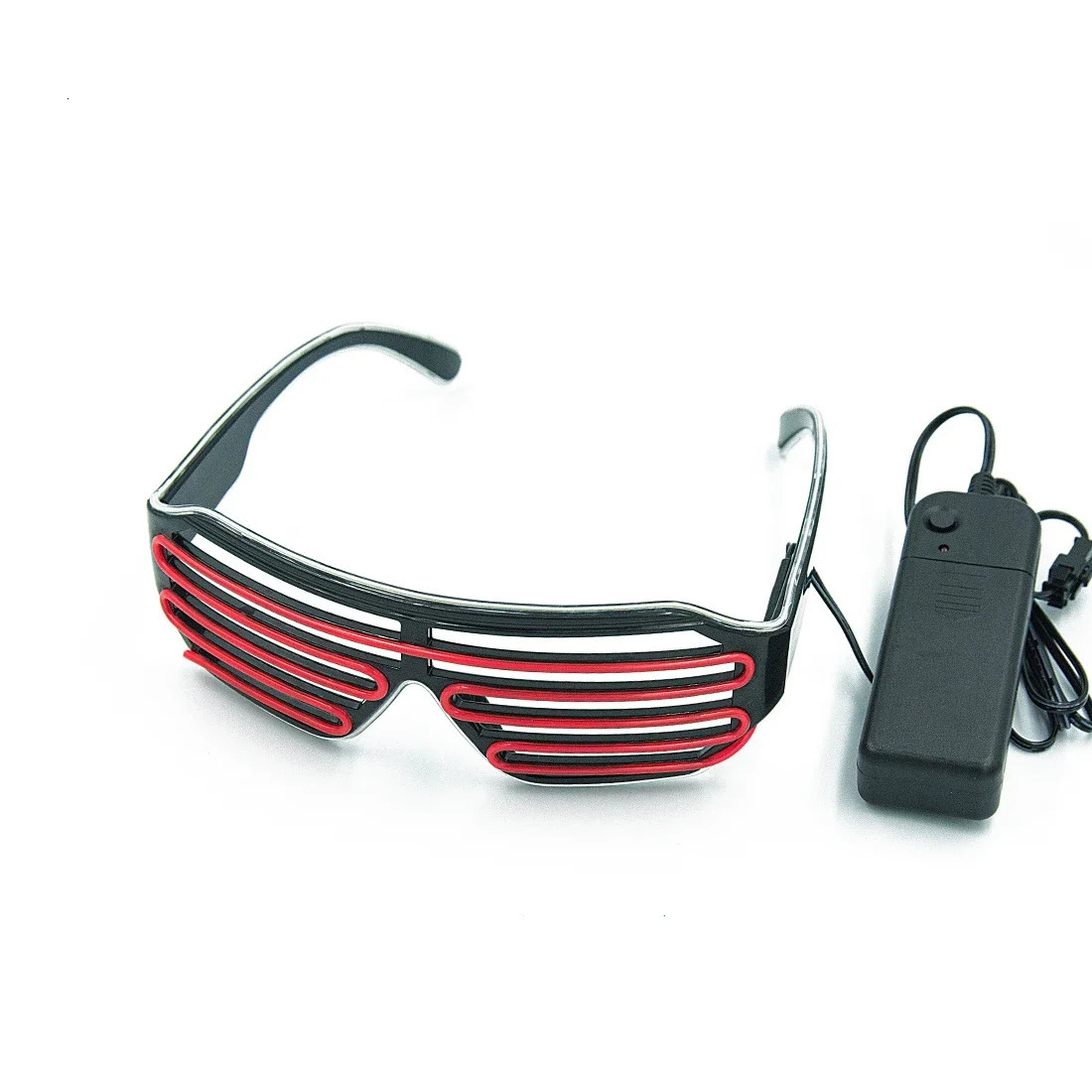 LED Glowing Glasses Gafas Luminous Bril Neon Christmas Glow Sunglasses Flashing Light Glass for Party Supplies Prop Costumes i250917