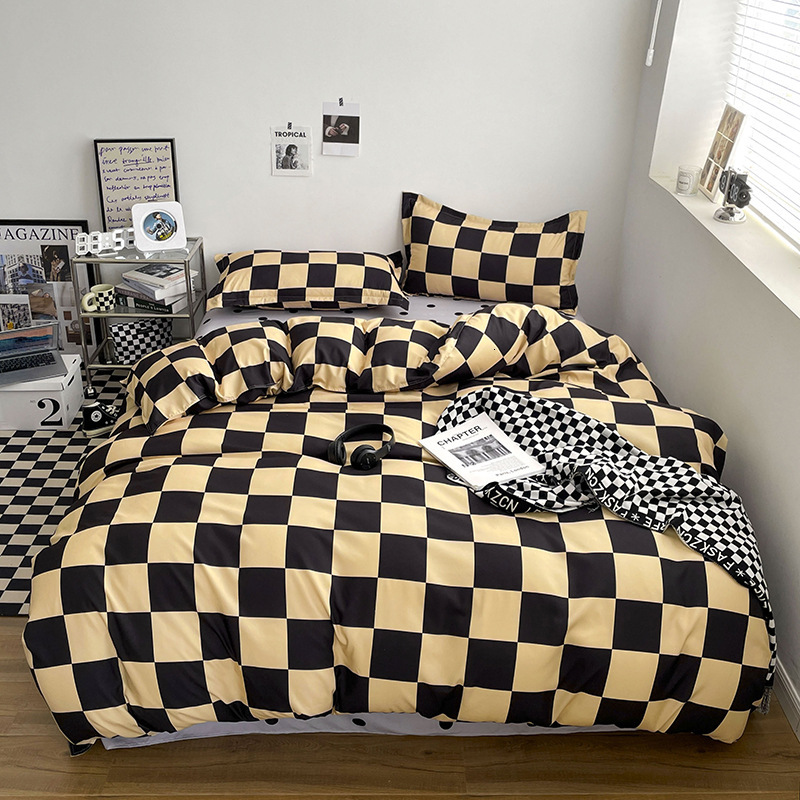 Four-piece Bedding Student Dormitory Bed Sheet Quilt Cover Three-piece Set Online Sale