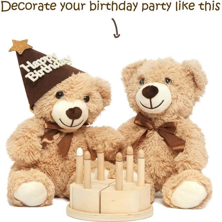 Teddy Bears Bulk Teddy Bear Stuffed Animal Baby Shower Bear Plush Gifts for Christmas Valentines Day Mothers Day Kids GiftXJ250916