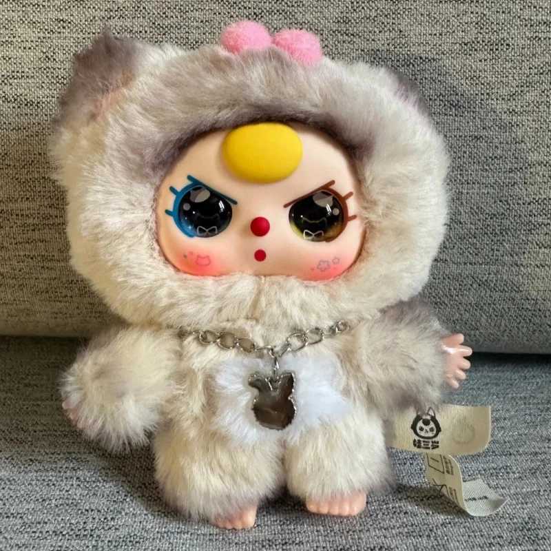 Genuine Baby Three Cats And Dogs Series Blind Box Cute Vinyl Plush Doll Bag Pendant Decor Trendy Toy Surprise Girls Kids Gift C250917