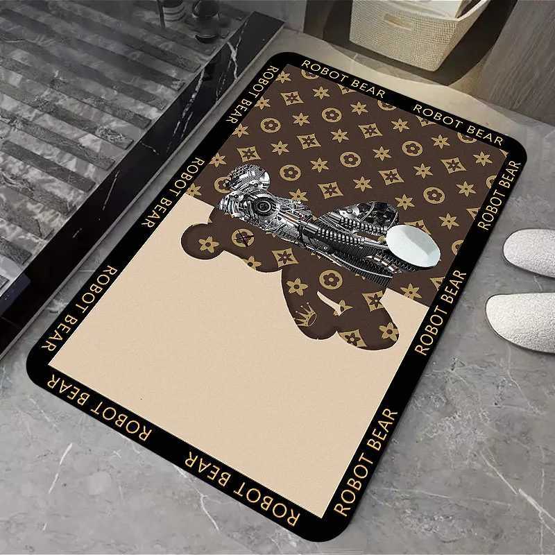 VIKAMA Home Bathroom Door AntiSlip Floor Mat Diatom Mud Bathroom And Kitchen Absorbent Floor Mat Home Decoration Z250917
