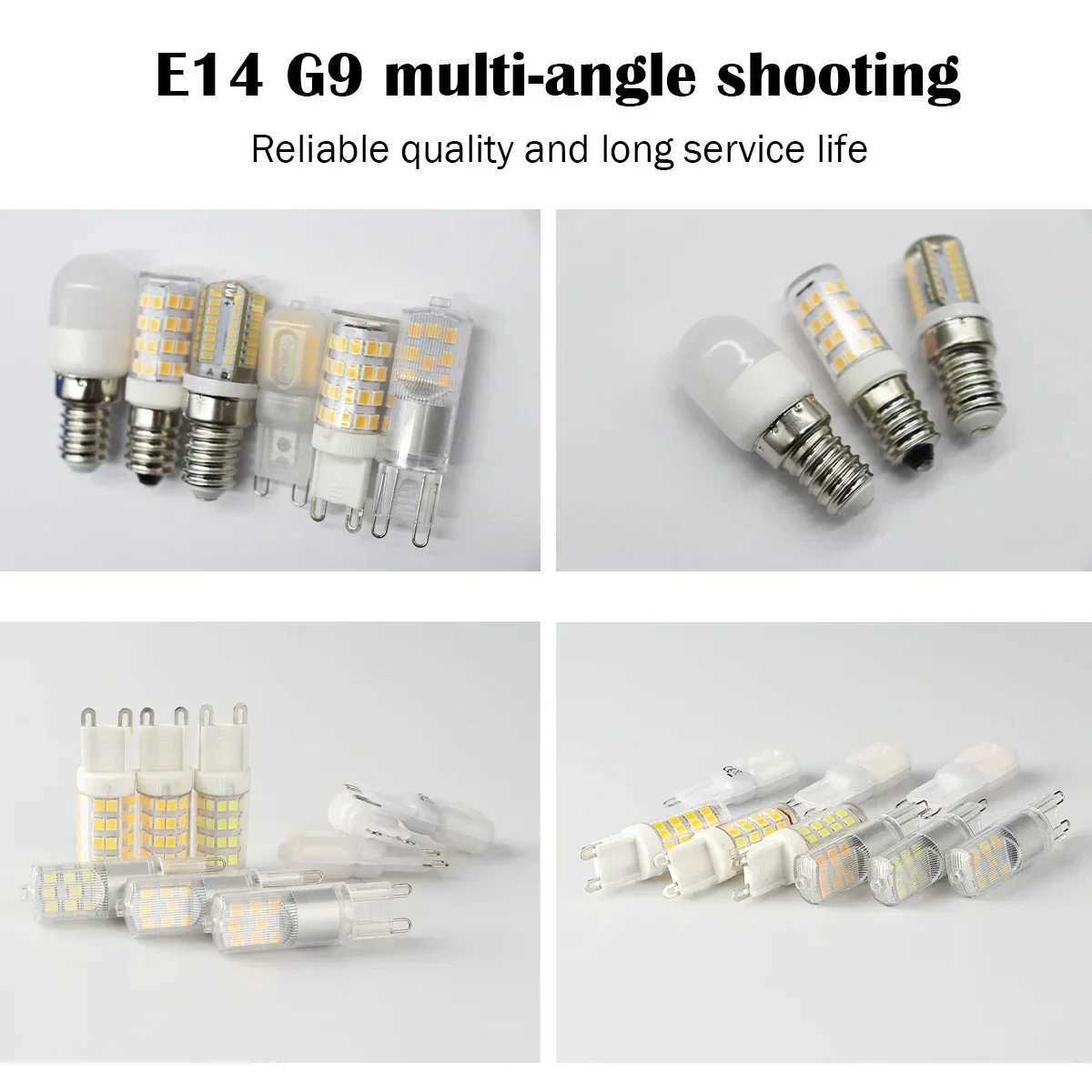 2pcs Energy Saving Corn Bulb G9 E14 Light AC 220V 3W Super Bright Nonstrobe Warm White Light Can Replace 30W 50W Halogen Lamp C250917