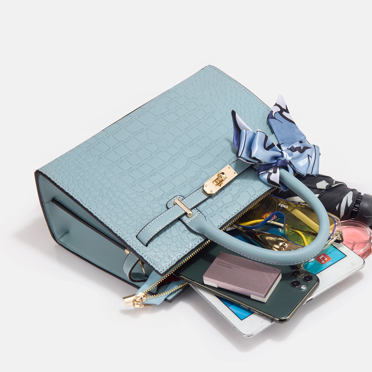 Bag advanced sense PU leather high quality new atmospheric large capacity women's handbag commute essential crossbody