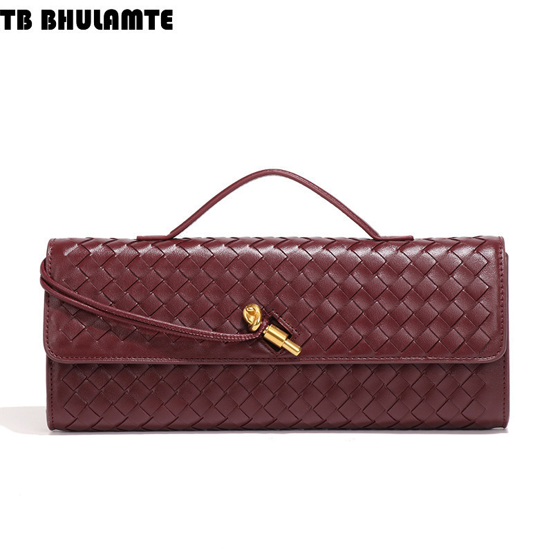 Free Shipping Designer Bag Niche High-end Woven Single-shoulder Baguette Bag Fashion Luxury Bag Clutch Evening Bag Versatile Women's Crossbody Ba