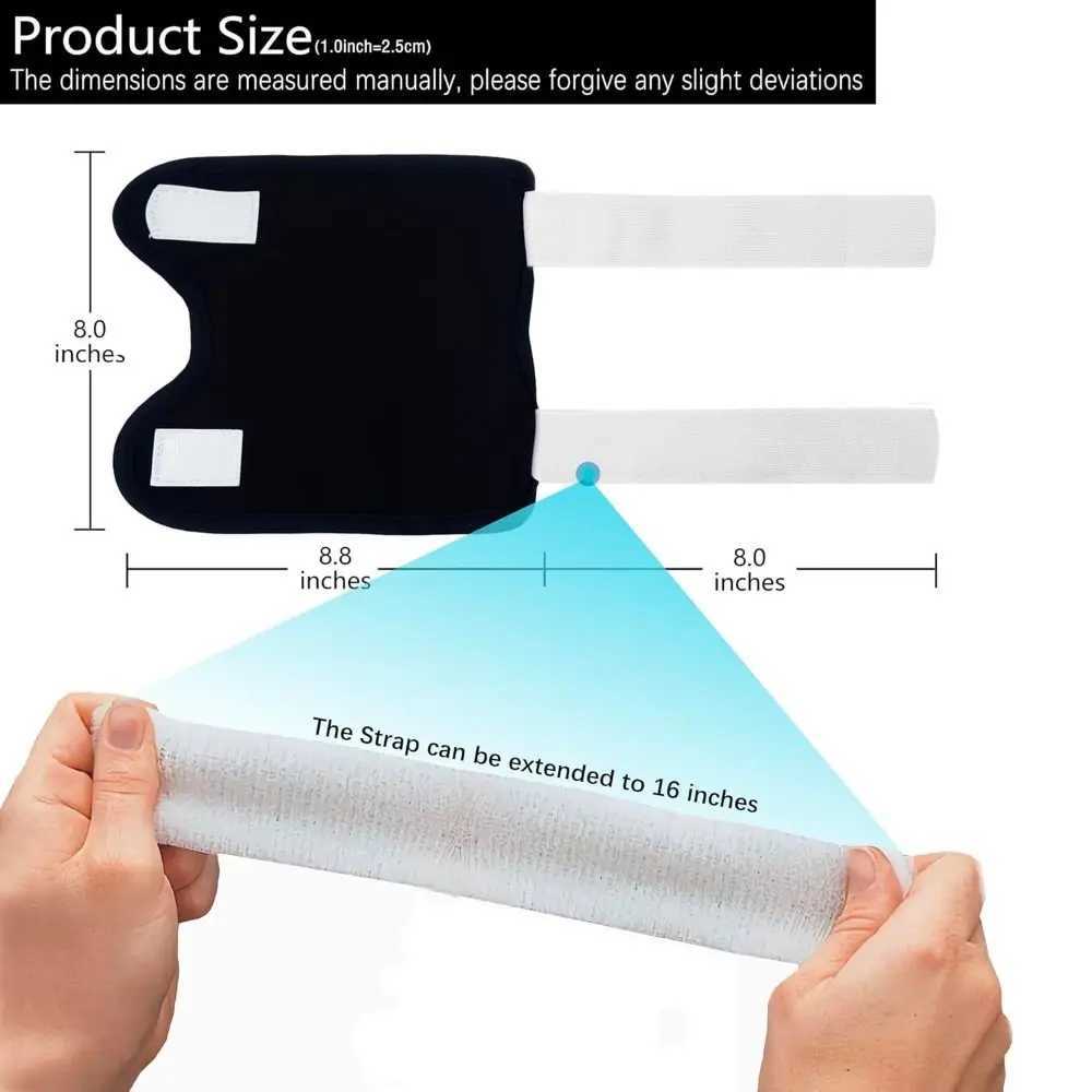 Flannel Castor Oil Pack Wrap with No Oil Leakage and AntiSlip for Knee Elbow Joints Reusable Castor Oil Compress Pads Wraps J250917