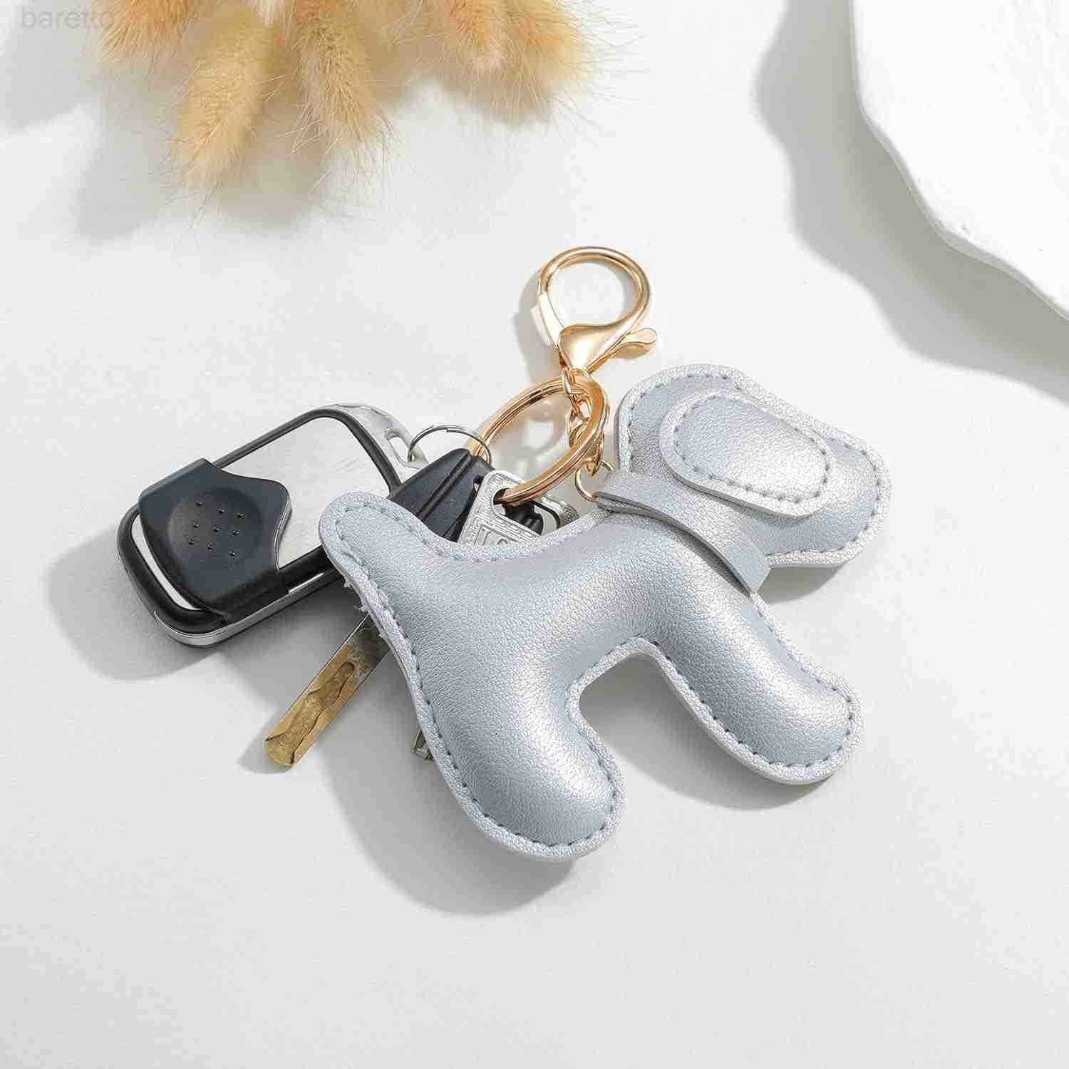 Leather Dog Bag Charm Dog Lover Charm Keychain for Purse Handbags Bag Accessories Z2509017