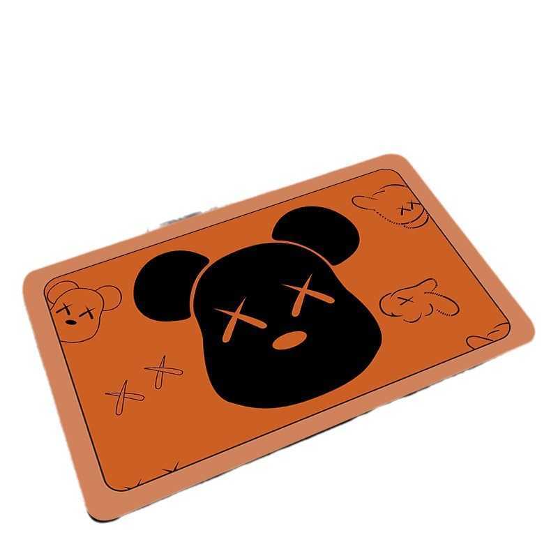 Trendy Violent Bear Diatomaceous Earth Mat HighEnd Bathroom WaterAbsorbent DirtResistant Easy to Clean NonSlip Mat Cartoon Pattern C250917