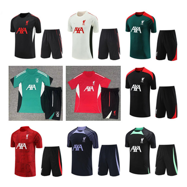 24 25 26 Tracksuits Mohamed Salah Darwin Nunez Home Away men Soccer Sets Dominik Szoboszlai Andy Robertson Alisson Becker Joe Gomez Joel Matip Curtis Jones kids Kit