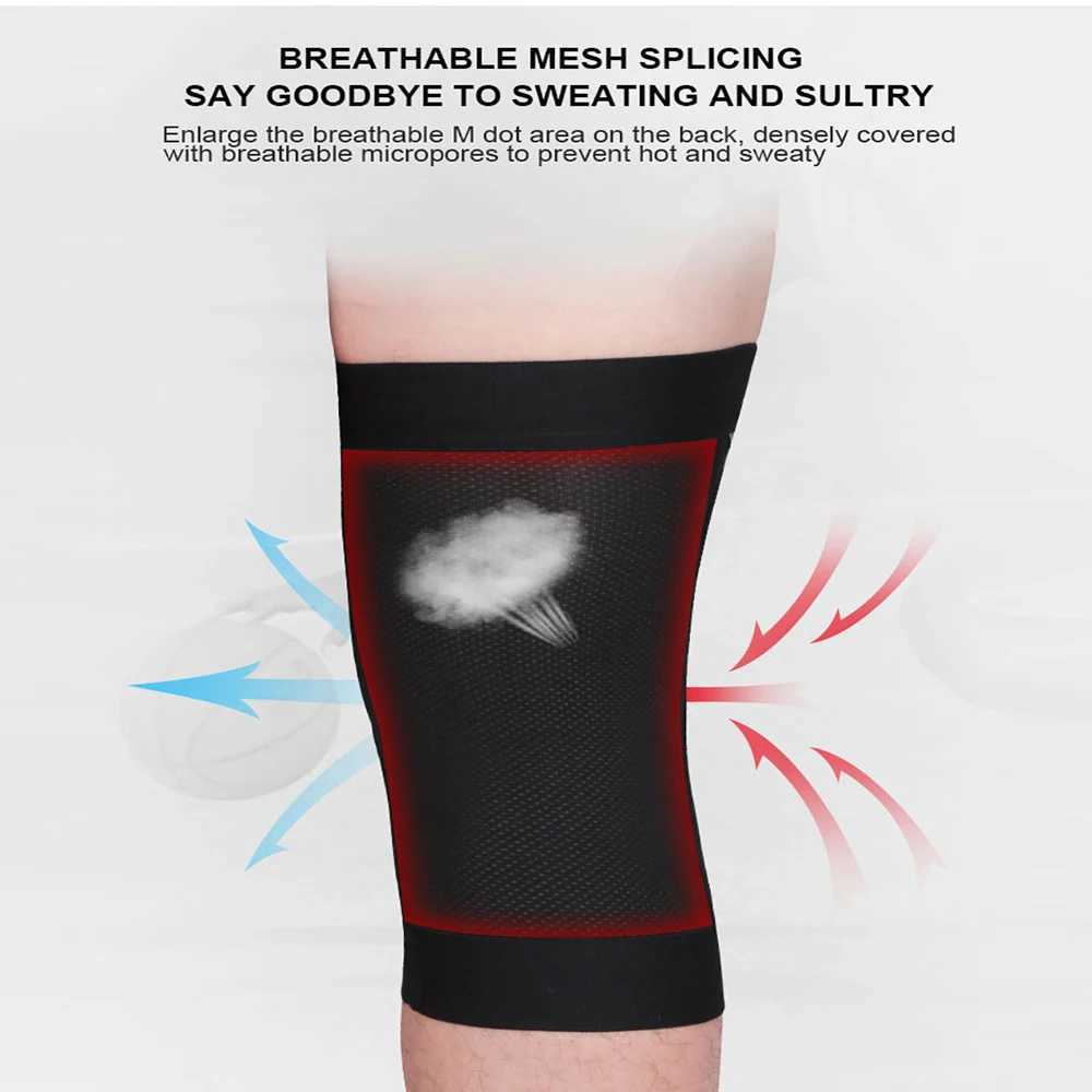 1Pcs Knee Compression Sleeve Brace Support for Knee Pain for Men Women Running Basketball Volleyball Weightlifting Gym J250917