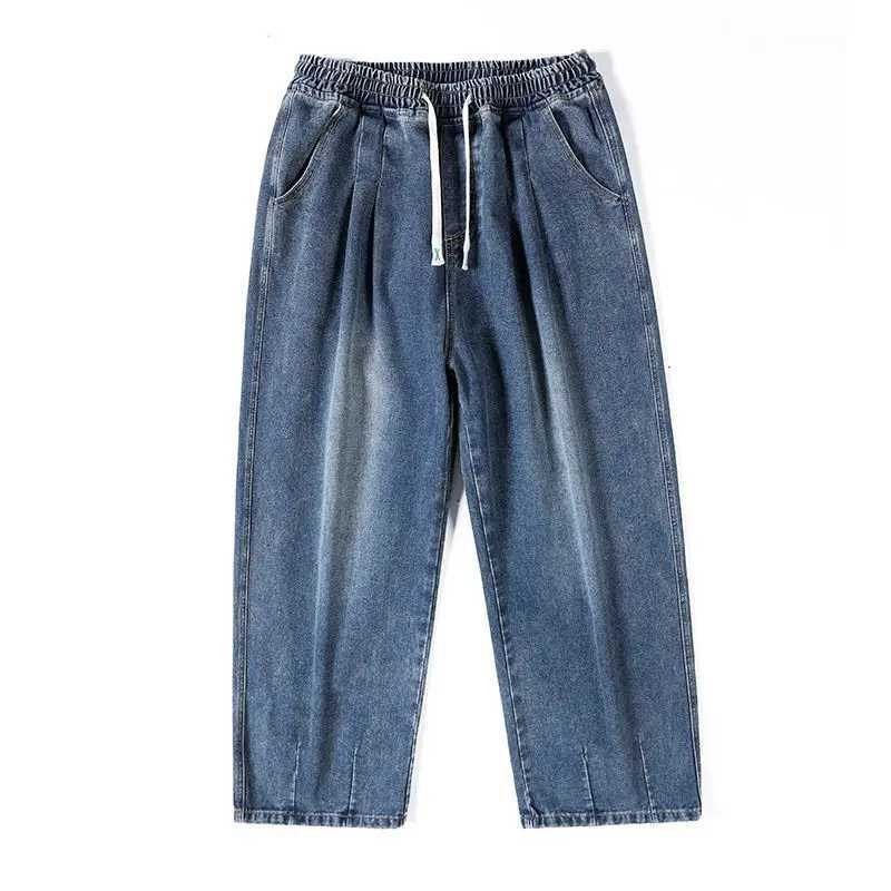 2025 Men New Mens Fashion Business Jeans Classic Style Autumn Casual Stretch Baggy Jean Pants Male Brand Cotton Denim TrousersZ250917