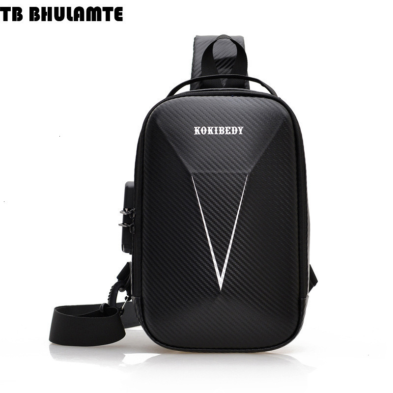 Free Shipping Designer Bag Luxury Bag Hard Shell Men's Chest Bag Texture Large Capacity Crossbody Bag Water-resistant Cycling Motorcycle Bag Busi