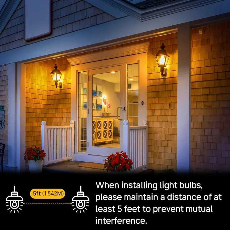 2pcs LED Sleep Amber Light Bulbs A19 12W 1800K Led Bulb Lamp Amber Soft Light Bulbs Warm Light for BedroomBaby Nursery C250917