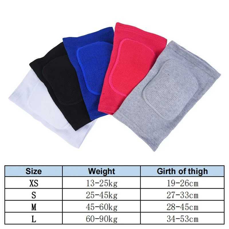 2 Pcs Sports Knee Pads Compression Dancing Knee Protector Support Thickened Sponge Volleyball Yoga Crossift Knee Brace Adult Kid J2509171