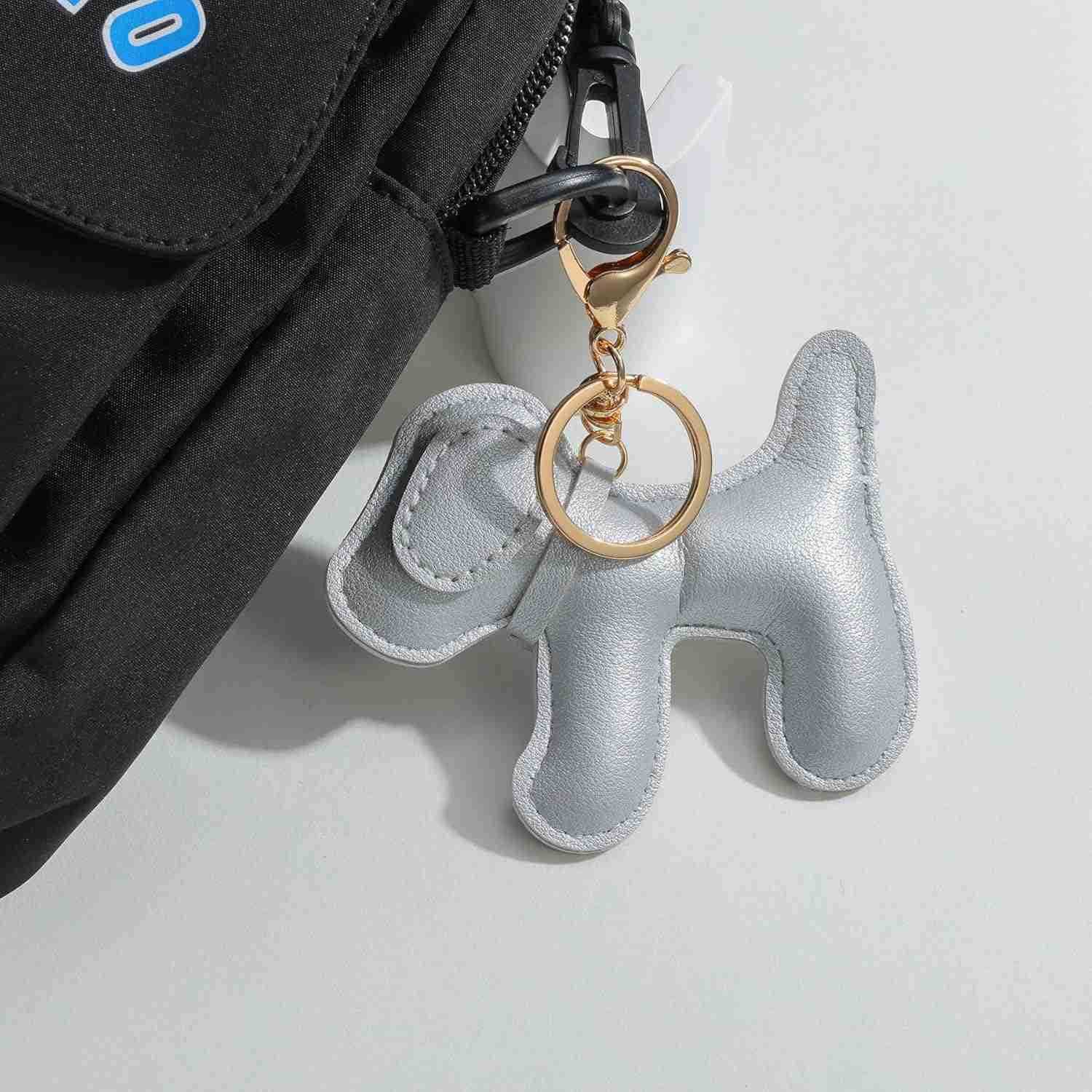 Leather Dog Bag Charm Dog Lover Charm Keychain for Purse Handbags Bag Accessories Z2509017