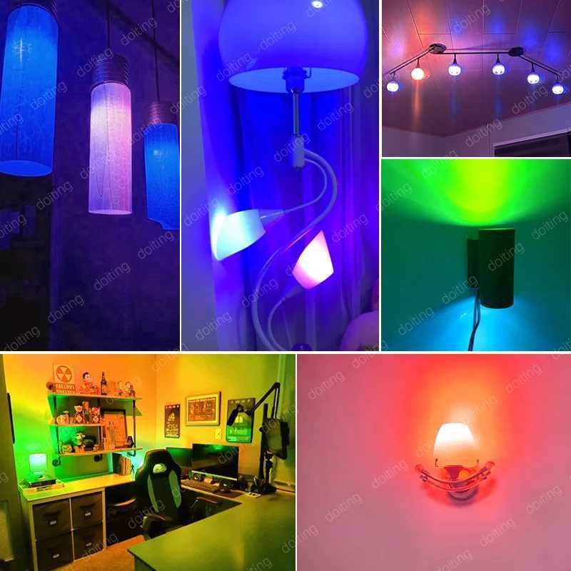 E14 Bluetooth Wifi Tuya Smart Led Chandelie Light Bulb RGB Color Change Lamps Smart Life APP Dimmable Alexa Google Home Voice C2509171