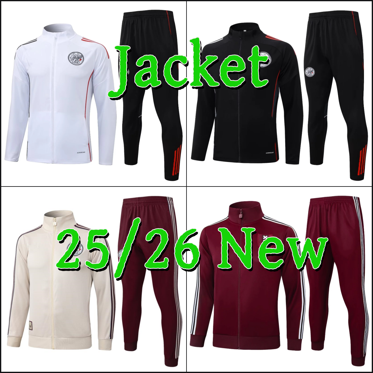 25/26 LAJAX Jacket tracksuit long sleeved long training suit 25 26 soccer Jersey kit uniform adult sweatshirt Sweater sets men kids