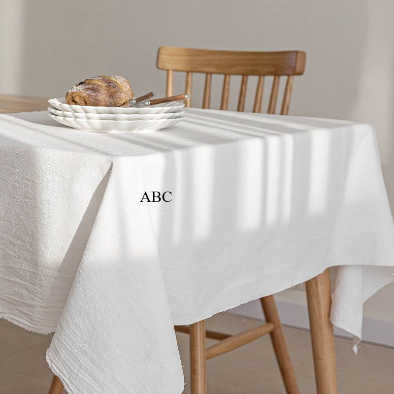 Solid Color Fabric Photography Background Dormitory Dessert Table Tablecloth TY7