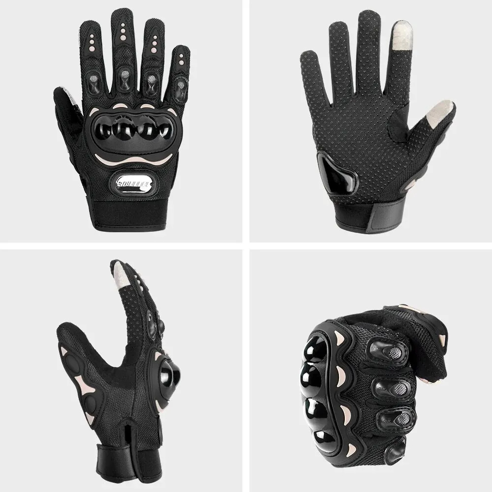 Motorcycle Gloves Men Breathable Full Finger Guantes Motocross Motorbike Breath Mesh Touch Screen Racing Glove 250917