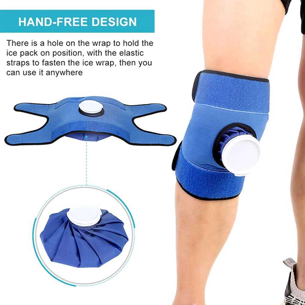 Shoulder Knee Ankle Waist Bracewith IceHot Compress Cloth Pack HolderIce Bag Reusable Fixing Band Bandage for SprainSwelling J250917