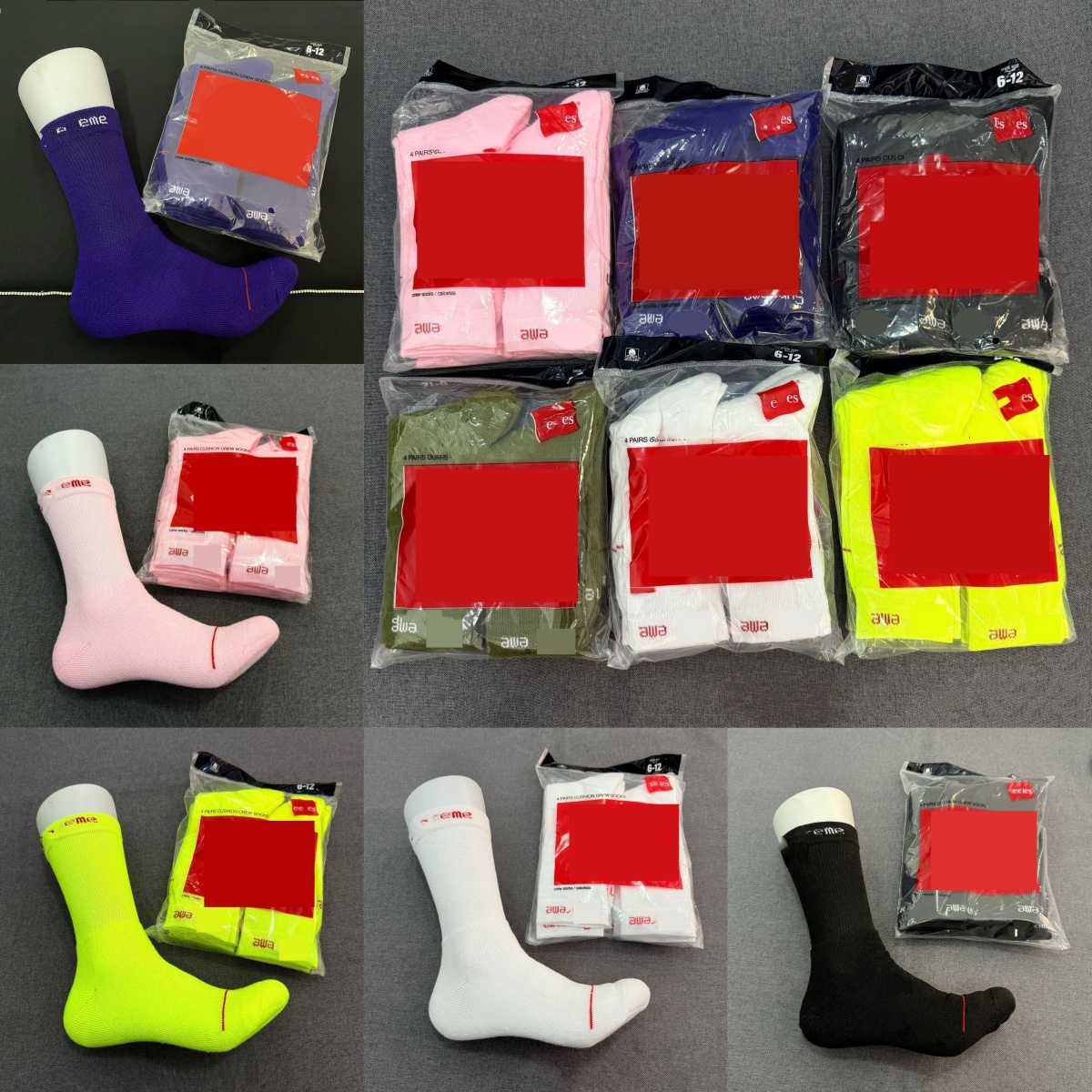 Man 4 Pairs Sport Road Bicycle Socks Designer Street Fashion Socks Bike Breathable Mesh Racing Running Socks Mid Tube Letter Socks Football Women Stockings