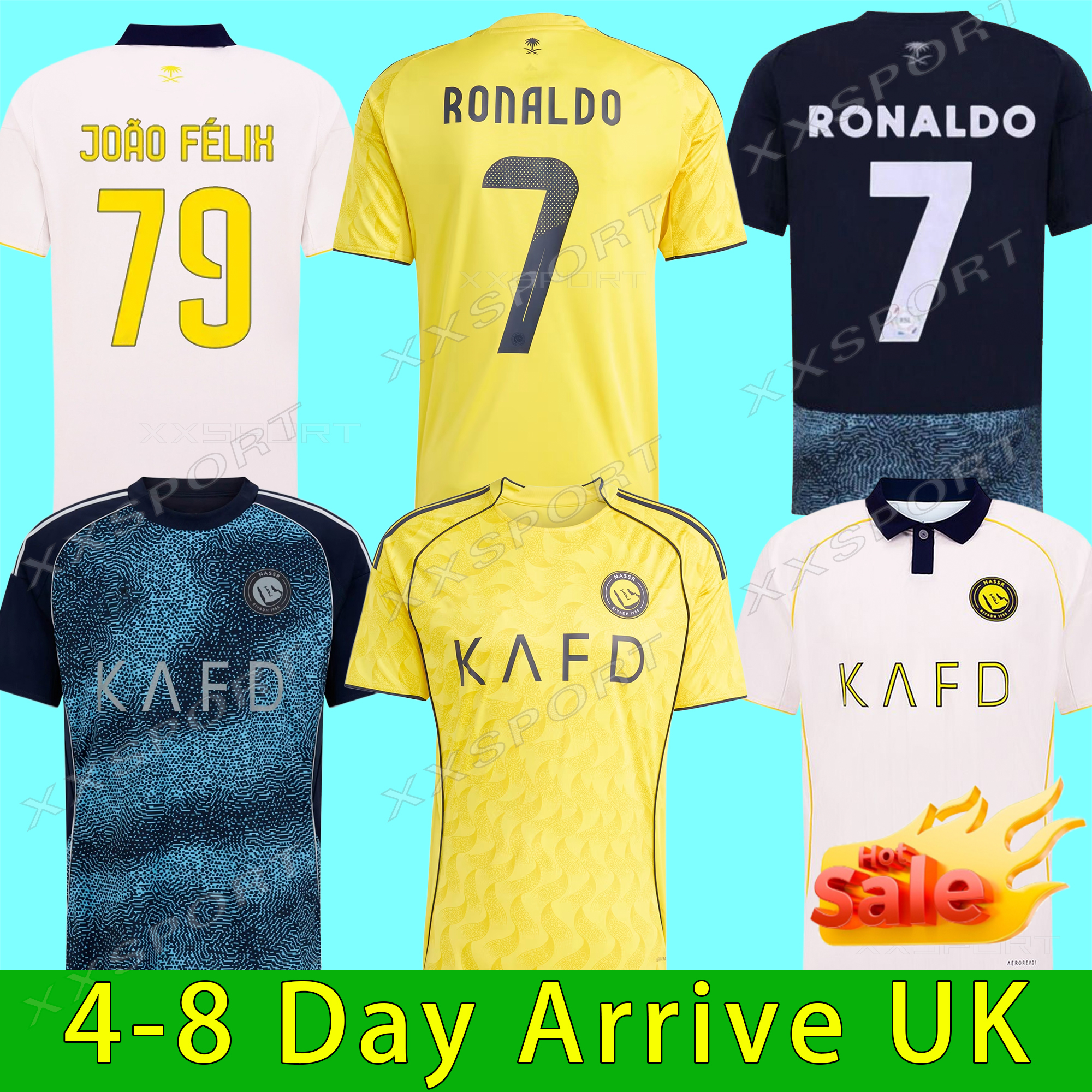 New 24 25 26 Al Nassr FC soccer Jerseys Ronaldo MANE Men Kids Kit uniform Home boys Football shiirt T Al-Nassr away third fourth MARTINEZ Saudi Arabia Shirt Free Shipping
