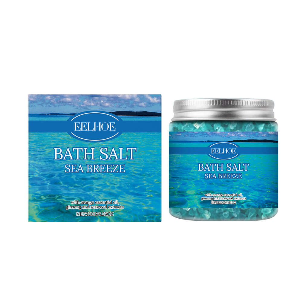 EELHOE Gentle Cleansing Smooth Skin Moisturizing Refreshing Non-Sticky Skincare Bath Sea Salt