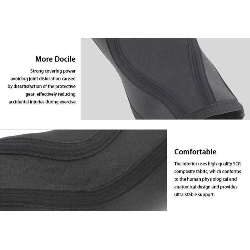 1 Pair Squat 7mm Knee Sleeves Pad Support Men Women Gym Sports Compression Neoprene Knee Protector For CrossFit Weightlifting J250917