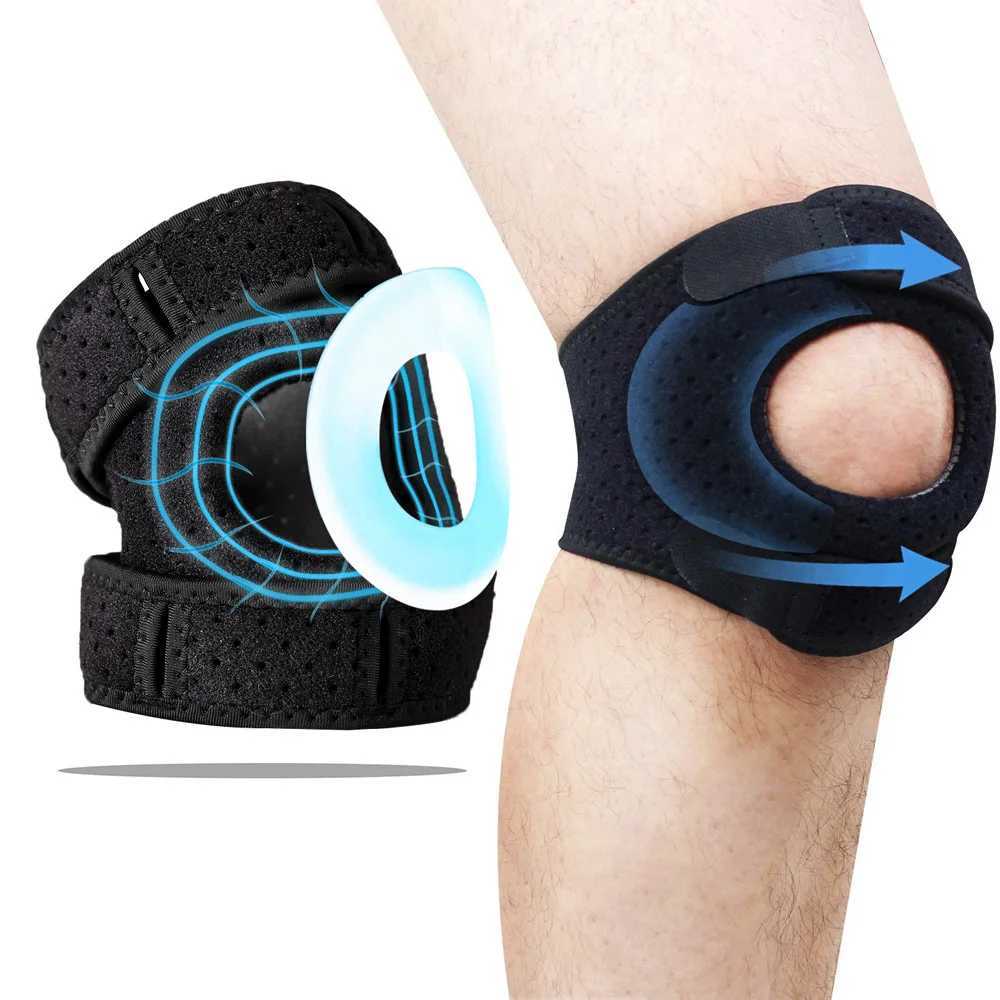 1Pcs Adjustable Dual Patella Knee Straps Knee Brace Patella Stabilizer for Knee Pain Relief Running TennisJumpingTendonitis J250917
